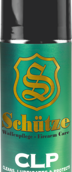 Schütze CLP – Cleans, Lubricates & Protects.